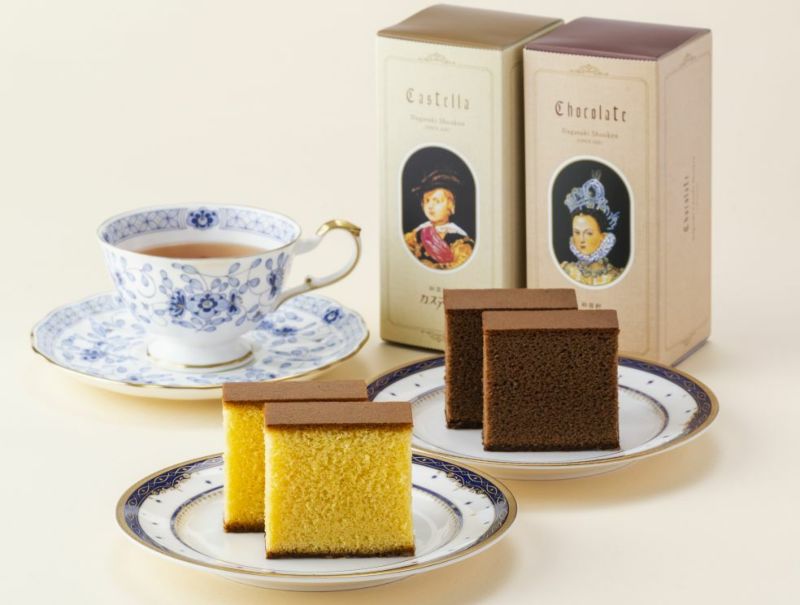 かわいいカステラ（カステラ・チョコラーテ 0.3号・2本入）｜元祖長崎